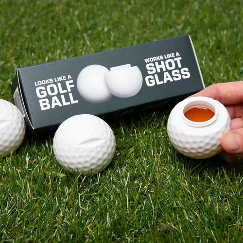 Golf Ball Shot Flask - Set of 3