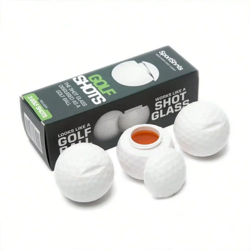 Golf Ball Shot Flask - Set of 3